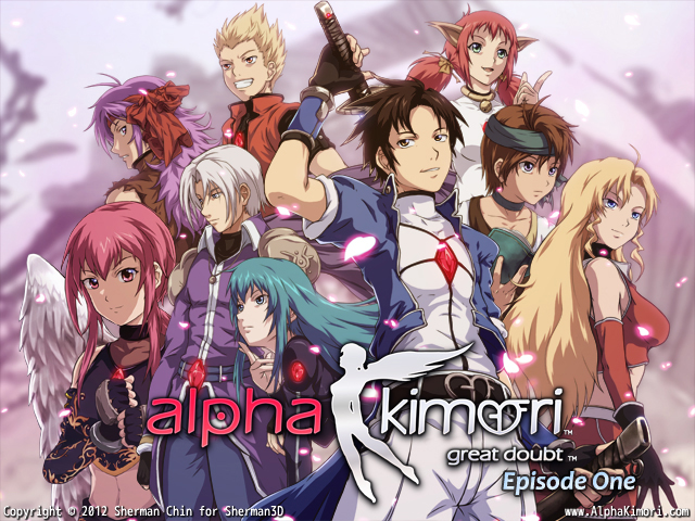 Alpha Kimori Episode One Title Screen